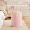 Picture of Artfeel Laundry Basket,Woven Cotton Rope Laundry Hamper,60L for Decorative Storage of Dirty Clothes,Toys and Blankets in Bathroom,Baby Room and Living Room