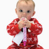 Picture of Cool Remote Game Control Teething Toy for Babies 0-6 6-12 Months,Game Controller Teether for Gamer Parents,Baby's First Valentines Day Gifts,Silicone Remote Chew Toys（Pink