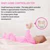 Picture of Cool Remote Game Control Teething Toy for Babies 0-6 6-12 Months,Game Controller Teether for Gamer Parents,Baby's First Valentines Day Gifts,Silicone Remote Chew Toys（Pink