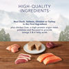 Picture of Blue Buffalo Wilderness High Protein Grain Free, Natural Adult Pate Wet Cat Food Variety Pack, Chicken, Salmon, Duck, and Turkey, 3-oz Can, 24 Count