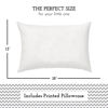 Picture of Little Sleepy Head Toddler Pillow with Pillowcase 13x18 - Kids Pillow for Sleeping - Better Neck Support Ergonomic Pillow and Toddler Pillowcase - Best Pillows for Kids (Chevron Gray)