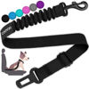 Picture of COOYOO Dog Seat Belt,3 Piece Set Retractable Dog Car Harness Adjustable Dog Seat Belt for Vehicle Nylon Pet Safety Seat Belts Heavy Duty & Elastic (1 Pack Black)