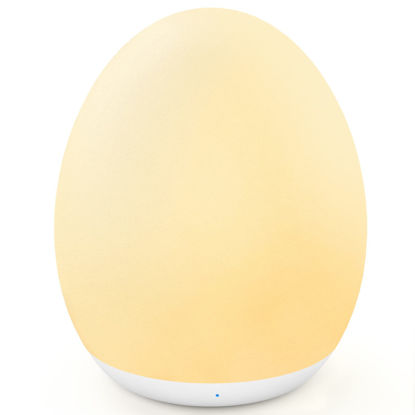 Picture of MediAcous Night Light for Kids, Baby Night Light with 7 Colors Changing & Dimming Function, Rechargeable Night Light with 1 Hour Timer & Touch Control, Up to 100H