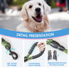 Picture of BAAPET 2/4/5/6 FT Dog Leash with Comfortable Padded Handle and Highly Reflective Threads for Small Medium and Large Dogs (5FT-1/2'', Black Green)
