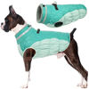 Picture of Lelepet Warm Dog Winter Coat,Medium Dog Coat Waterproof Dog Jacket with Harness Dog Padded Vest Windproof Reflective Dog Fleece Jacket Vest Turtleneck Zippered Dog Snow Coat Dog Coat for Medium Dogs