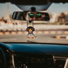 Picture of Cool Swinging Duck Car Hanging Ornament, Pendant Interior Rearview Mirror Decoration and Car Rear View Mirrior Hanging Accessories (Cool Duck-2)