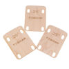 Picture of 3pcs Guitar Neck Shims Shim Made of Canada Solid Maple Wooden, For Bolt-on Neck Bolts, Shaped 0.25 Degree (3pcs 0.25 Degree)
