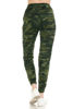 Picture of Leggings Depot Women's Relaxed fit Jogger Pants - Track Cuff Sweatpants with Pockets-N021, Small, Camouflage Army
