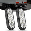 Picture of Nilight 6Inch Oval Tail Light 2PCS White 24LED Back Up Reverse Light Surface Mount Marker Light Sealed IP67 Waterproof Taillight for 12V RV Camper Truck Trailer Caravan Bus