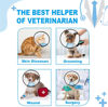 Picture of Supet Adjustable Dog Cone Collar After Surgery, Cone for Dogs to Stop Licking,E Collar for Medium Small Dogs, Pet Recovery Collar & Cone,Plastic Cone of Shame for Dogs, Dog Head Neck Cone (S-)