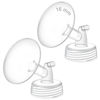 Picture of Maymom 16mm Wide Neck Pump Part for Spectra S1/S2 Pumps; Compatible with Motif Luna Pump; Incl Wide Mouth Flange; Not Original Spectra Flange; Replaces Spectra Shield