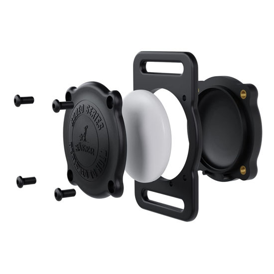 Picture of SÄKER - 2 Pack IP68 Waterproof The Safest AirTag Dog Collar Holder, Dustproof, Ultra-Durable, Fits Up to 1.5" Collars | Will Not Damage Your Collar | Perfect Way to GPS Track Your Dog