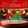 Picture of Augshy Christmas Wrist Bells Bracelets, 24Pcs Wrist Band Jingle Bells with Red Green Gold Silver Bells, Musical Instruments Adjustable Hand Ankle Bells for Christmas Gifts Kids Party Favor Toys