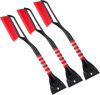 Picture of FOVAL 27" Ice Scraper Snow Brush (3 Pack), Wider Ice Scraper(4.73" Width) Snow Removal Car Brush with Comfortable Foam Grip for Cars, Trucks, SUVs, Windshield, Window - Winter Tool