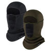 Picture of Balaclava Ski Mask (with Breathable Holes) Windproof Winter Fleece Neck Face Warmer for Men&Women（Black+Army Green）