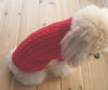 Picture of Tangpan Turtleneck Classic Straw-Rope Pro Pet Dog Sweater Apparel (Red,M)