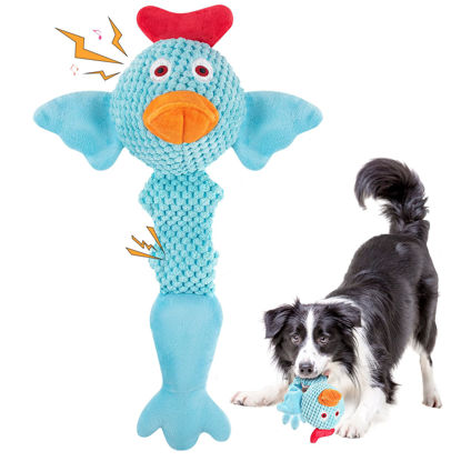 Picture of Fuufome Squeaky Dog Toys for Medium and Small Dogs-Interactive Tug of War Toy for Puppy Teething,Great Plush Dog Toy for Dogs to Keep Them Busy