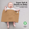 Picture of Organic Burp Cloths Baby Girl, Boy - 6-Pack Large Baby Burp Cloths, Super Absorbent Burping Cloths for Babies, Soft & Plush Cotton Burp Cloth, Spit Up Burp Rags, Newborn Burp Clothes(Terracotta)