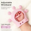 Picture of Momcozy Baby Teether Toys | Baby Teething Toys | Baby Teething Relief | Food Grade Silicone Teether Baby Toys | Baby Teether 0-6 Months | Teething Toy 6-12 Months | Baby Essential | Pink