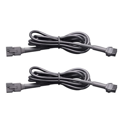 Picture of Honalia Rock Light Extension Wire 2 PCS, 47 Inch 4 Pin LED Extension Cable with Interface, LED Light Extension Cable for Cars Motorcycle Trucks UTV ATV SUV Rock Lights