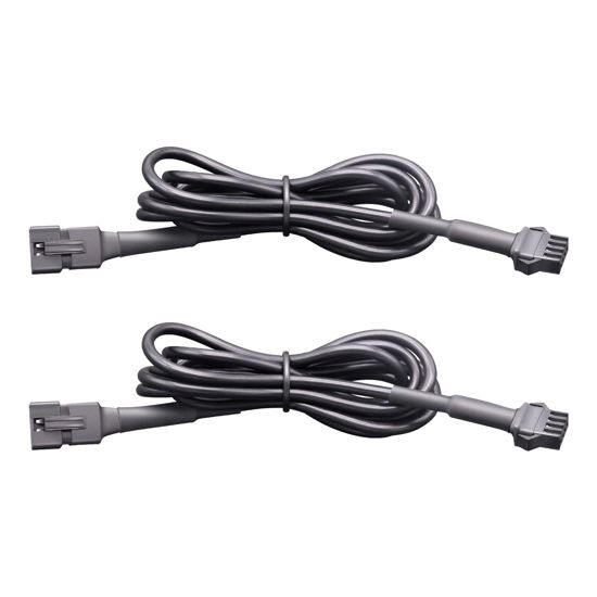 Picture of Honalia Rock Light Extension Wire 2 PCS, 47 Inch 4 Pin LED Extension Cable with Interface, LED Light Extension Cable for Cars Motorcycle Trucks UTV ATV SUV Rock Lights