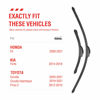 Picture of OEM Quality Performance Premium Windshield wiper blades 28 and 14,All-Season Auto Replacement Windshield Wiper Blades,Fit Elantra 2016-2011,Toyota Corolla 2020 Prius C 2019-2012 +More Cars
