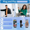 Picture of Professional Wireless Microphone for iPhone, iPad, Cordless Lavalier Lapel Omnidirectional Condenser Recording Mic for Video Recording, Live Streaming, Interview Podcast Vlog YouTube Tiktok