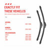 Picture of OEM Quality Performance Premium windshield wiper blades 21 and 19,All-Season Auto Replacement Windshield Wiper Blades,Fit Honda Civic 2001,Toyota Camry 2001-1999,Infiniti G20 2002-1999 +More Cars