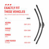 Picture of OEM Quality Performance Premium wiper blades 26 21,All-Season Auto Replacement Windshield Wiper Blades,Fit Acura MDX 2007-2013,Dodge Durango 2004-2009 Honda CR-Z 2011-2014 +More Cars