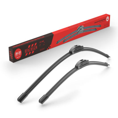 Picture of OEM Quality Performance Premium windshield wiper blades 24 and 19,All-Season Auto Replacement Wiper Blades,Fit Chevrolet Malibu 2015-2013,Honda Civic 2005-2002,Toyota Camry 2006-2002 +More Cars