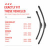 Picture of OEM Quality Performance Premium windshield wiper blades 24 and 19,All-Season Auto Replacement Wiper Blades,Fit Chevrolet Malibu 2015-2013,Honda Civic 2005-2002,Toyota Camry 2006-2002 +More Cars