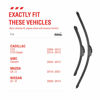 Picture of OEM Quality Performance Premium windshield wiper blades 22 and 19,All-Season Auto Replacement Windshield Wiper Blades,Fit Cadillac CTS 2013-2008,GMC Canyon 2012-2004,Toyota RAV4 2005-2001 +More Cars
