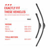 Picture of OEM Quality Performance Premium wiper blades 28 17,All-Season Auto Replacement Windshield Wiper Blades,Fit Nissan Altima 2007 2008 2009 2010 2011 2012 +More Cars