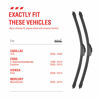 Picture of OEM Quality Performance Premium 20 windshield wiper blades 2pack,All-Season Auto Replacement Wiper Blades,Fit Ford Explorer 2010-2005,Kia Sportage 2002-1999,Honda Element 2010-2003 +More Cars