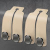 Picture of Amelity Car Seat Back Storage Hook, Purse Holder for Car, Car Seat Hooks for Purses and Bags, Car Seat Hooks for Headrest (Beige-2 Pack)