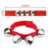 Picture of POPLAY Band Wrist Bells,12 PCS Hand Bells Ankle Bells Jingle Bells Musical Instrument Percussion Birthday Gifts Christmas Party Favors Toys