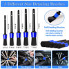 Picture of 27Pcs Car Detailing Kit, Car Detailing Brush Set, Auto Detailing Drill Brush Set, Car Detailing Brushes, Car Wash Kit, Car Accessories, Car Cleaning Tools Kit for Interior, Exterior, Wheels