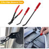 Picture of GOOACC 102Pcs Trim Removal Tool, Auto Terminal Removal Tool, Auto Clip Pliers Stereo Removal Tools, Car Upholstery Repair Removal Kit,Precision Hook and Pick Set, Round Handle Crowbar