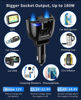 Picture of [2023 Upgraded] Cigarette Lighter Splitter, SUPERONE 180W 2-Socket Cigarette Lighter Adapter with Dual QC3.0 and 20W PD USB C Car Charger Splitter for GPS/Dash Cam/Laptop/iPad/iPhone 16/15/14/13/12/11
