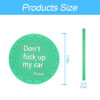 Picture of 8sanlione Car Cup Coaster, 4Pcs 2.75 Inch Auto Cup Holder Insert Coasters, Anti-Slip Waterproof Embedded Drink Mat, Automotive Interior Accessories for Men and Women (D Light Green/4PCS)