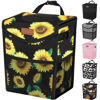 Picture of Pritent Car Trash Can with Lid, Cute Leakproof Car Trash Garbage Bag Hanging Vehicle Trash Bin Small Portable Automotive Garbage Cans Organizer for Back/Front Seat/Console(2.8 Gallons,Sunflower)