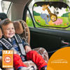 Picture of CARAMAZ Car Window Shade for Baby with Certified UV-Protection 2 Pack - 20"x12" OPTIDARK