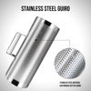 Picture of Soulmate Guiro Instrument 12"x5" Stainless Steel Guiro Latin Percussion Instrument with Scraper Professional Band Accompaniment Guiro Shaker Instrument