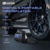 Picture of FADAKWALT Tire Inflator Portable Air Compressor, DC 12V Tire Air Pump with LED and 150PSI Digital Pressure Gauge, Portable Tire Inflator for Car Tires, Motorcycles, Bike, Ball (Blue)