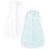 Picture of Hudson Baby Unisex Baby Cotton Long-Sleeve Wearable Sleeping Bag, Sack, Blanket, Mixed Daisy, 0-3 Months