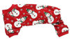 Picture of Lanyarco Snowman Dog Christmas Pajamas Xmas Cotton Pet Jumpshit Christmas Onesie PJS for Large Dogs, Back 23" XLarge Red