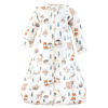 Picture of Hudson Baby Unisex Baby Cotton Long-Sleeve Wearable Sleeping Bag, Sack, Blanket, Boy Woodland Pals, 3-9 Months