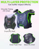 Picture of Kids Dirt Bike Gear - StarknightMT Youth Motorcycle Riding Protective Gear ATV Chest Protector Motocross Armor Suit for Boys Girls Mountain Biking Cycling, Light Green