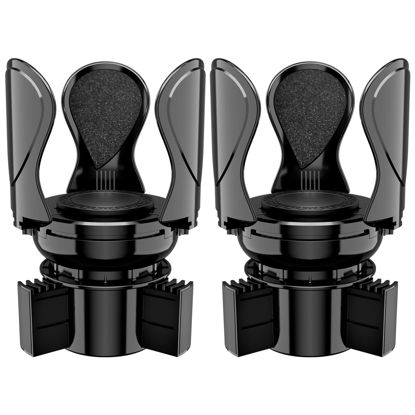 Picture of 2Pack Car Cup Holder Expander, Cup Holder Extender Adapter with Expandable Arm and Adjustable Base, Compatible with Yeti Ramblers, Hydro Flasks，Stanley, Owala Most Coffee Mugs Bottles & Cups