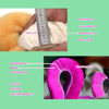 Picture of Furry Fluffy Wool Sheepskin car Steering Wheel Cover for Girls Women Universal car 14 1/2-15 1/2inchs (Lilac)